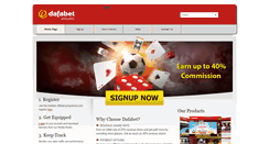 Desktop Screenshot of dafabetaffiliates.com